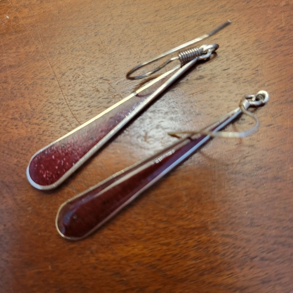 Red Jasper set handcrafted in Mexico - Picture 3 of 3